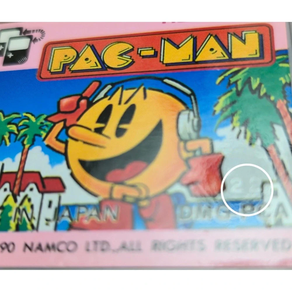 Pac-Man JPN (Game Boy) - Namcot - 22 Stamp - Japanese IMPORT - Authentic/TESTED